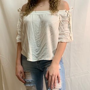forever21 off the shoulder top